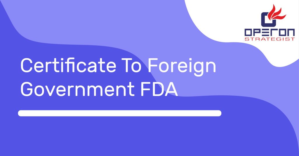 国外政府FDA认证